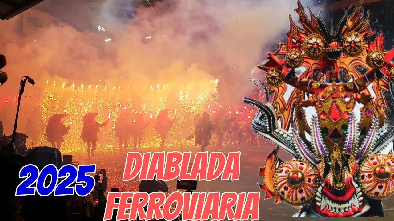 DIABLADA FERROVIARIA - CARNAVAL DE ORURO 2025 BOLIVIA 🇧🇴