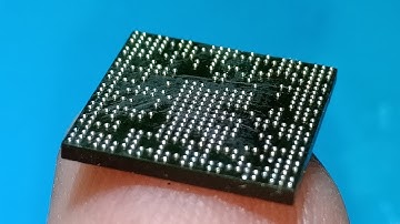 How To Reball CPU With Universal Stencil Very Easy !! #Redmi Note 5 PLUS  #CPU   #EMMC Swaping