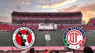 XOLOS VS TOLUCA J8 RESUMEN DESDE LA GRADA