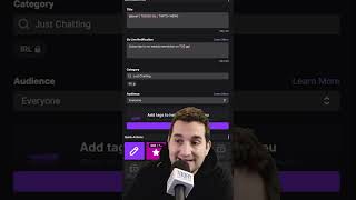 Tag Creators in Twitch Titles! #twitch #twitchnews #streamer #shorts