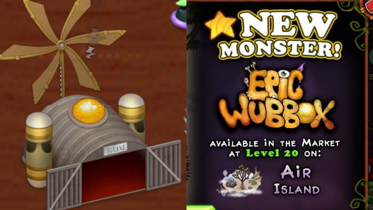 Epic Wubbox (Air island) - Monsters of Wubbox NFT