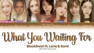 BLACKSWAN ft. Lana & Somi - What U Waiting For (How would BS sing to this song) Color Coded Lyrics