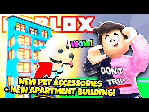 BRAND NEW PET ACCESSORY and APARTMENT Update in Adopt Me! NEW Adopt Me Apartment Update (Roblox)