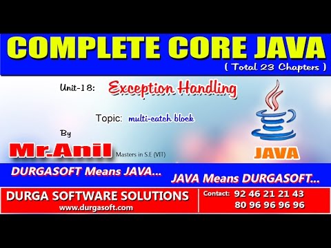Core Java Exception