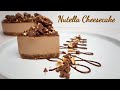 No Bake Nutella Cheesecake | With Chocolate Hazelnuts and Ferrero Rocher | Rahiza Dorah