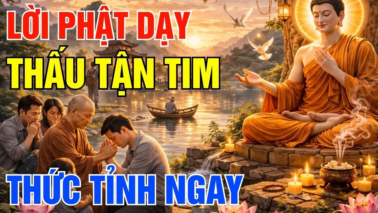 Lời Phật Dạy Thấu Tận Tim, Đừng Phí Một Kiếp Người Trong Vô Minh, Thức Tỉnh Ngay!