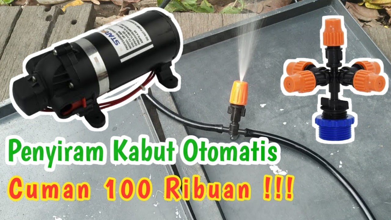 Unboxing Misting Nozzle - Alat pembuat kabut untuk menyiram tanaman otomatis