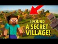 🎯I Found a Secret Village Hidden in Minecraft Survival!😱🏚️