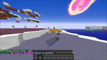 Minecraft Splegg #5 hacker Fly