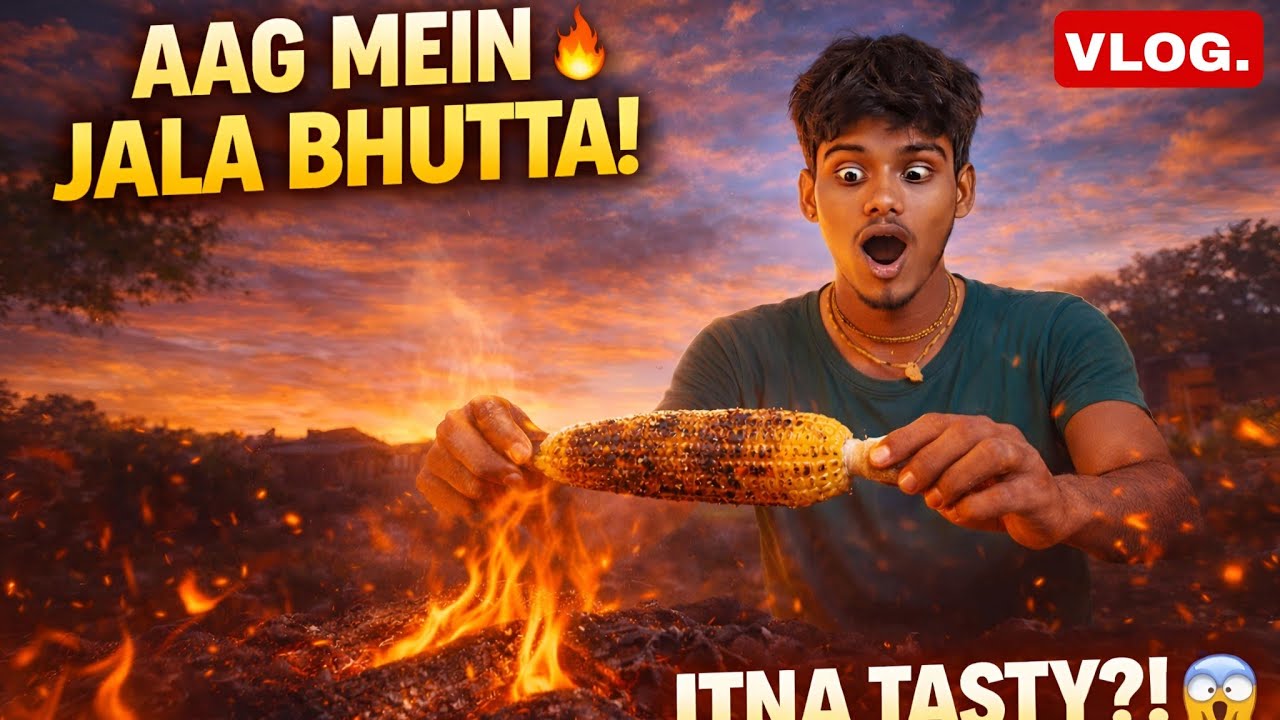 Aag Par Bhutta Roast! 🔥 Aisa Taste Kabhi Nahi Khaya 😱
