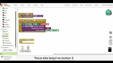 Membuat aplikasi translator menggunakan MIT App Inventor