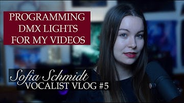 Vocalist Vlog #5 | How to control DMX lights with MIDI from Logic for your video | Sofia Schmidt