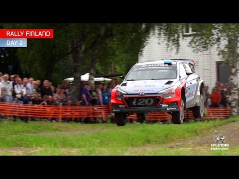 Rally Finland Day Two - Hyundai Motorsport 2016