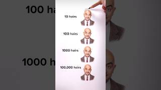 Draw Hair Styles! #art #drawing #shorts #rowanatkinson #howtodraw #easydraw