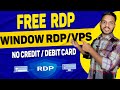 How to create window rdp for free 2024  no crditdbit card required  get free rdpvps server