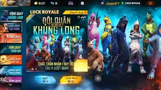 SPIN NEW AMAZING 🤩 WEAPEN ROYALE BUNDLES DINO💪 TRY LUCK 🔥 FREE FIRE