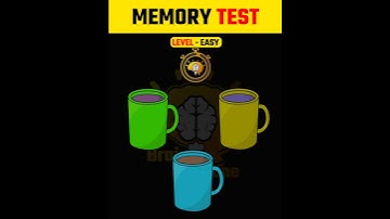 Memory Test  | Riddles And Puzzles For Iq Test | #shorts