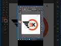 Bkhow to create logo design in illustrator tutoriallogodesign adobephotoshopadobeillustrator