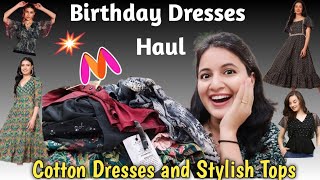 Myntra Cotton Dresses , Stylish Tops ,Trendy Dresses ,Midi Dresses Haul | Sale 5080% off | Neema