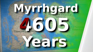 World of Myrhhgard: 4605 Years Timelapse (Fantasy Map Simulator)