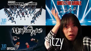 1st Time Reacting to Itzy (Born To Be, Untouchable & Mr. Vampire) “Part 2”