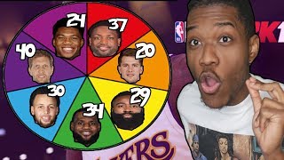 SPIN THE WHEEL OF NBA AGES REBUILDING CHALLENGE IN NBA 2K19