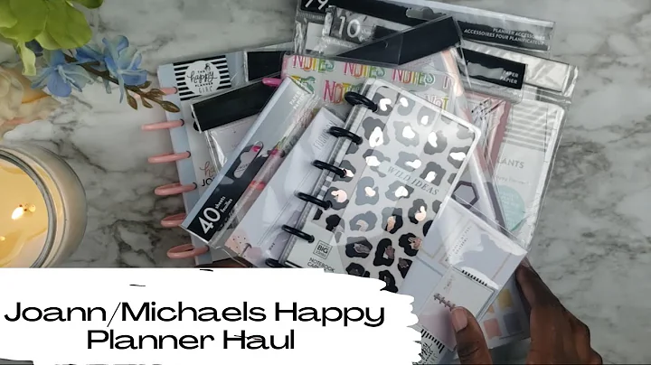 Joann Michaels Haul- Happy Planner