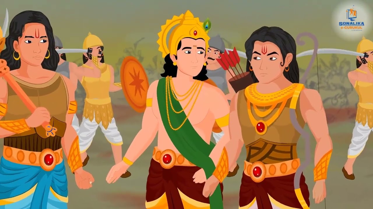     Story of Abhimanyu   Mahabharata in Hindi for Kids  Sonalika e Gurukul