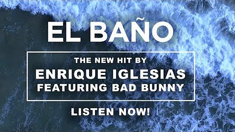 Enrique Iglesias ft Bad Bunny - El Baño (Instrumental) with lyrics