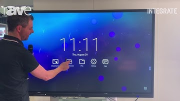 Integrate 2019: NEC Display Exhibits CB651Q 4K Collaboration Display on the Quantum Sphere Stand