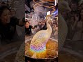 🔥 Giant Peacock Dough Comes Alive! 🦚✨ Street Food Magic You Won’t Believe! #shorts