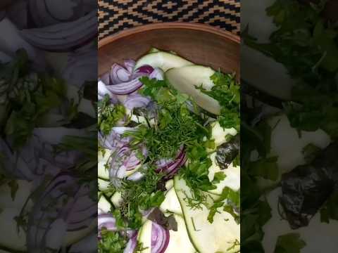 Маринованные кабачи. Идеальная закуска, заправка для салата, гарнир к любому блюду