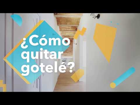 Moderniza tu gotelé, Si tienes gotelé en tus paredes y no quieres o no  puedes deshacerte de él ¡sácale partido! En este videotutorial te enseñamos  cómo hacerlo en dos pasos