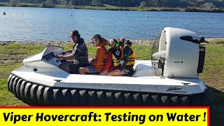 Viper Hovercraft: Testing on Lake Karapiro