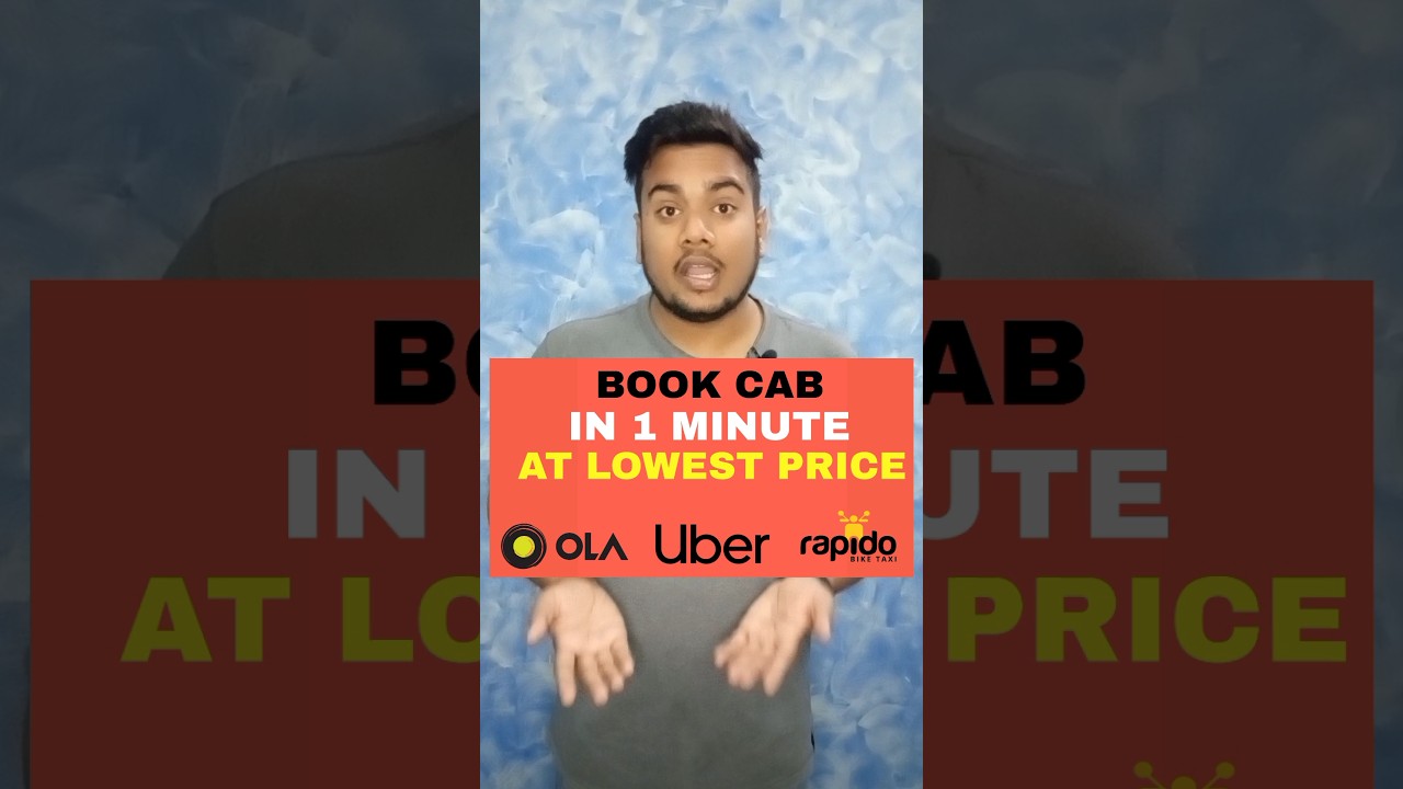 Compare Ola, Uber, and Rapido 💵 Find the Best Deals with Cab Compare 💯 