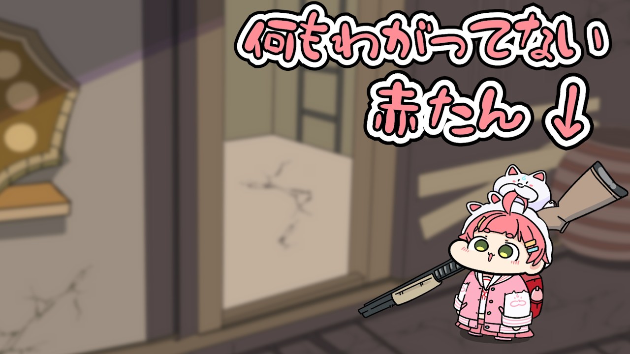 【手描き】バイオの謎解きを数秒で解くも、何もわがってないみこレオン【さくらみこ/ホロライブ切り抜き】