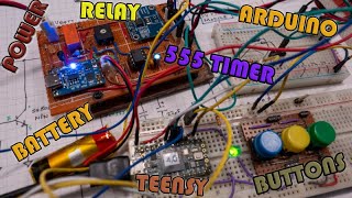 Power Restart Circuit with 555 Timer and Relay
