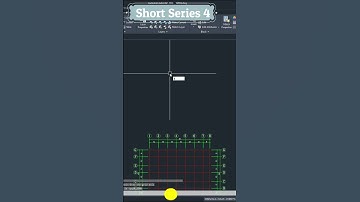 Draw grid axis in autocad | Create grid axis in one Click in  yqarch  #shorts #autocad #architecture