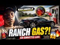 Deion Sanders Jr Pulls Up in C8 Corvette at Private Ranch Gas Station 😳🔥
