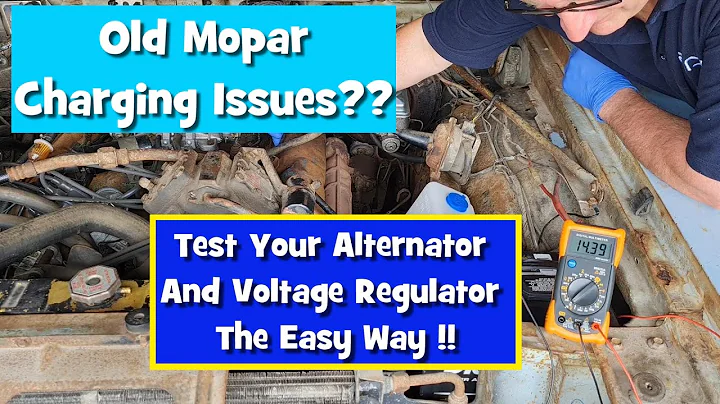 Test A Mopar Alternator In The Car