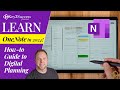 Learn to use onenote digital planner  full how to guide to onenote