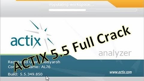 Tutorial Actix Analyzer v5.5 full crack Part2