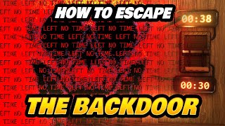 Escape DOORS The Backdoor & get Starlight Rift (Roblox Hunt)