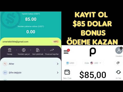 KAYIT OL $85 DOLAR BONUS ÖDEME KAZAN | internetten para kazanma - İNTERNETTEN PARA KAZANMA YÖNTEMİ