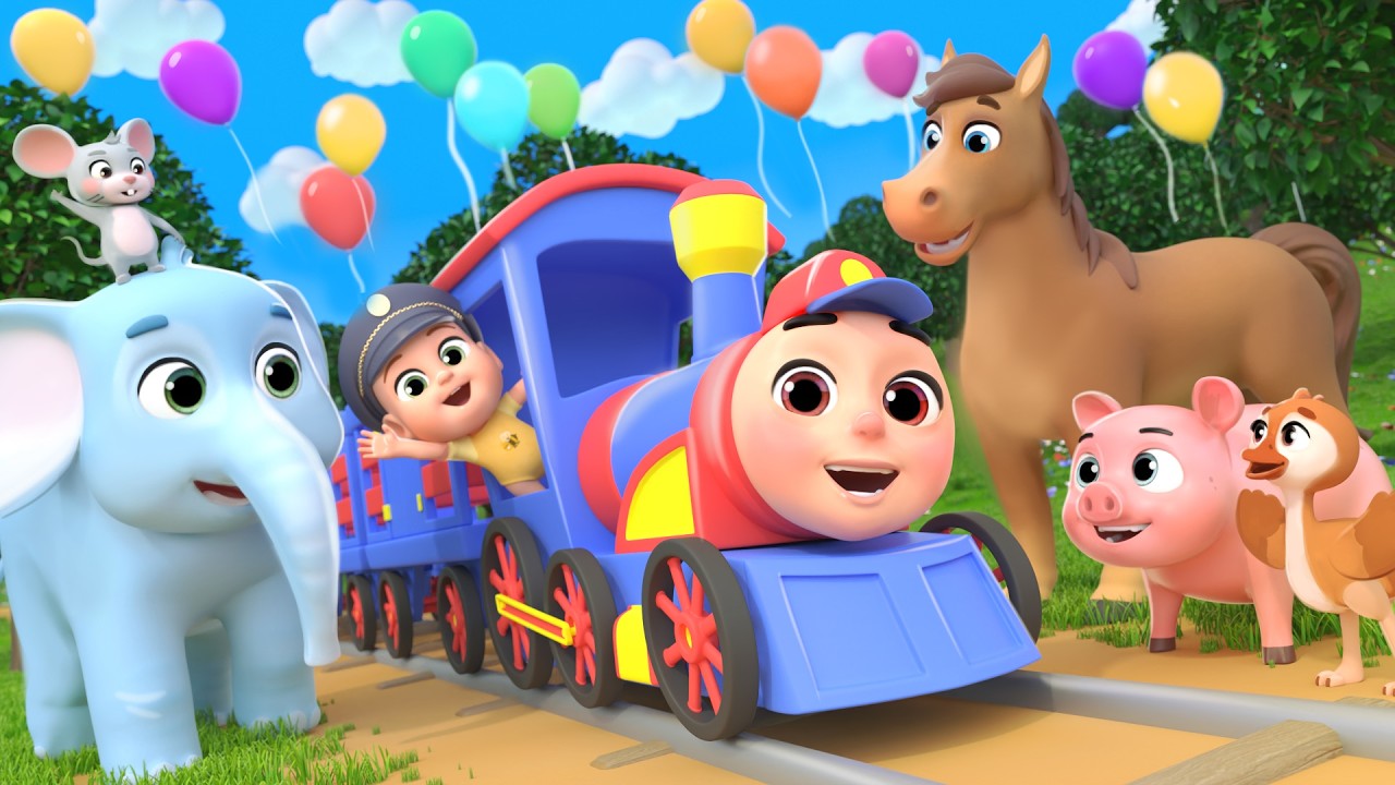 Choo Choo Safari Train | Lalafun Nursery Rhymes & Kids Songs
