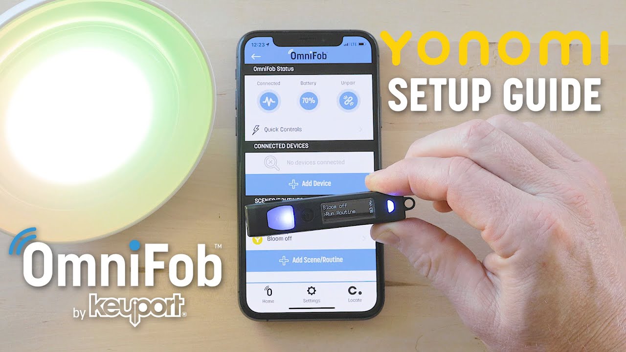 Setting up Yonomi on your OmniFob