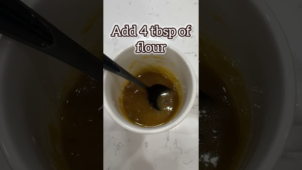 Easy cookie mug cake! 