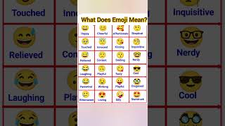 Understanding Emoji. Daily Used English. Daily Conversation. English Vocabulary