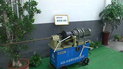 AGS 40 Rebar Thread Rolling Machine