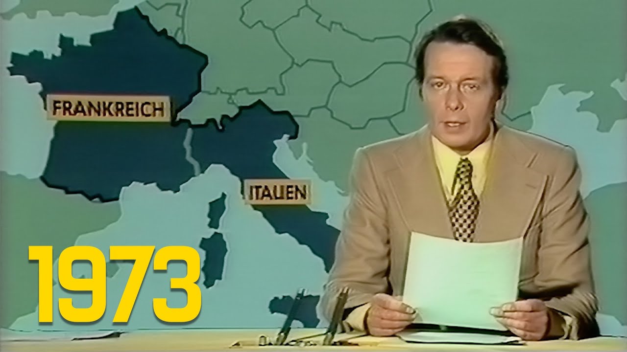 ARD Tagesschau 20:00 Uhr mit Lothar Dombrowski (06.11.1973)